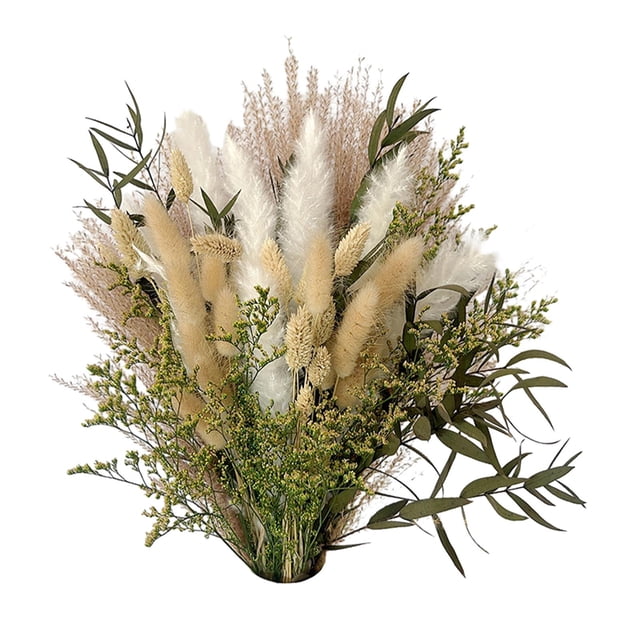 Ramo de flores secas naturales DIY artesanía de granja decoración bohemia adorno decorativo Estilo D