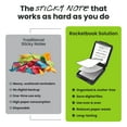 thumbnail image 2 of Rocketbook Reusable Sticky Notes Erasable Memo Pads Reminders, Starter Pack, 2 of 8