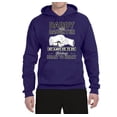 thumbnail image 2 of Wild Bobby,Daddy and Daughter Always Heart to Heart Daddys Girl Father Gift, Father's Day, Unisex Graphic Hoodie Sweatshirt, Purple, 2XL, 2 of 3