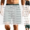 thumbnail image 4 of IhhxPro Men's Casual Shorts with Pockets Elastic Waist Board Men Quick Dry Swim Trunks Lightweight Loose Fit Summer Beach Activewear M-5XL, 4 of 9