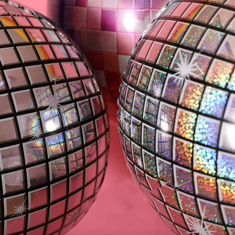 Ballon Disco Party 6 Pièces, 22 Pouces Miroir Géant Métal 4Db Allons De  Fête Disco Boule Disco Boule À Facette Miroir Ballon[J10858] - Cdiscount  Maison