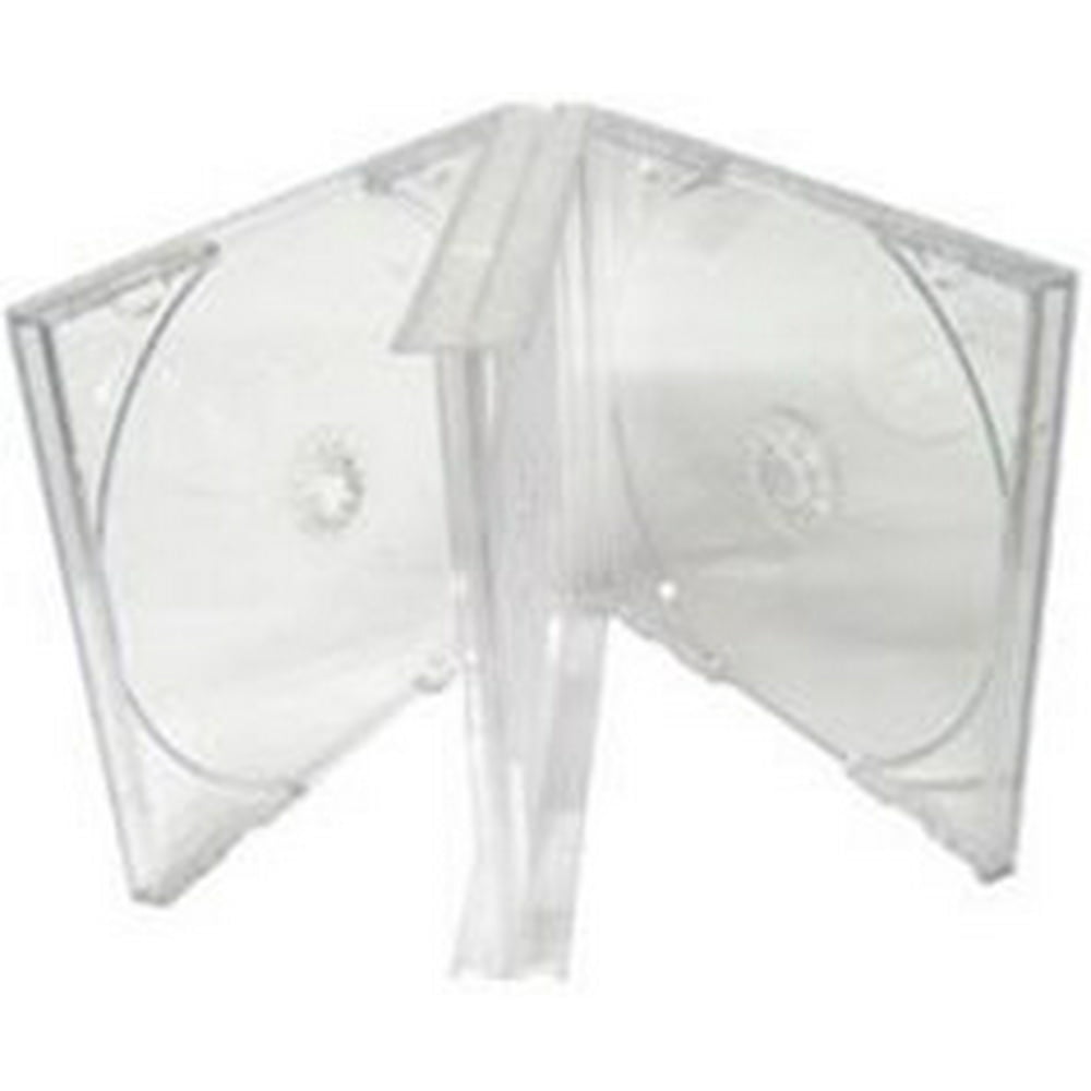 200 Clear Quad 4 Disc CD Jewel Case