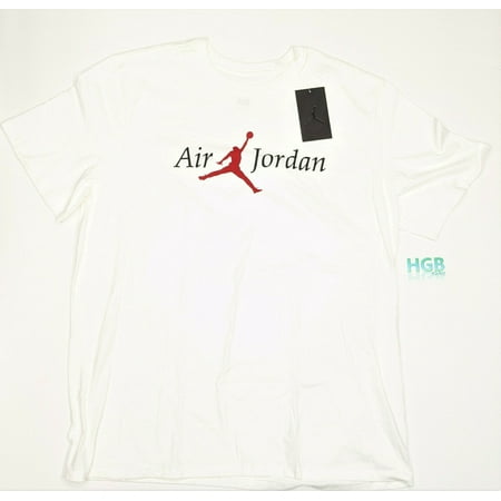 Air Jordan Jumpman T-Shirt Men's CZ1767-100 White Red Basketball
