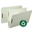 thumbnail image 2 of Smead 20004 2 in. Expansion Recycled Pressboard Fastener Folders - Gray-Green Exterior/Legal Size (25/Box), 2 of 3