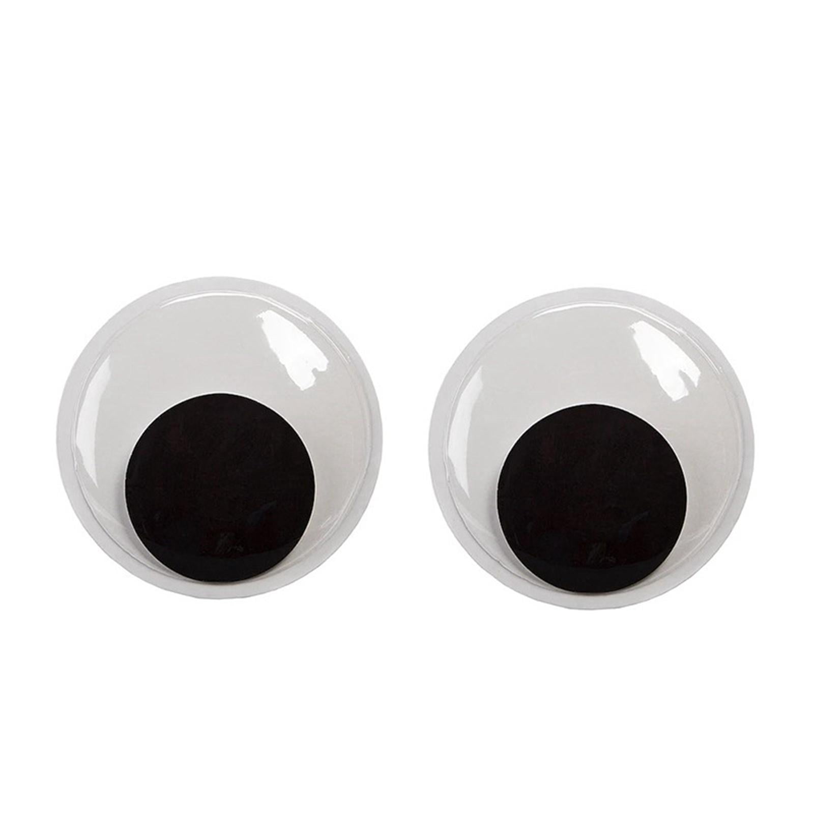 LeeQinersw Self-Adhesive Googly Eyes Wiggle Eyes Plastic for DIY Crafts Stuffed Animals 4000pcs 12mm