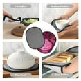 thumbnail image 7 of Pofeuu Sparkling Pink Toilet Print Silicone Pot Mat Mitten With Hanging Loop Heat Resistant Oven Mitts Non-Slip Bbq Baking Smoking Potholders, 7 of 7