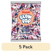 (5 pack) Charms Blow Pops, Grape 48 count, 50 calories 24 oz. Bag
