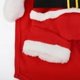 thumbnail image 4 of 1 juego de ropa para perro, abrigo navideño para perro, capa con forma de Papá Noel, disfraz navideño para perro, talla XS, color rojo, 4 of 7