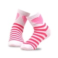 thumbnail image 3 of TeeHee Kids Girls Cotton Basic Crew Socks 12 Pair Pack (3-5 Years, Hearts), 3 of 11
