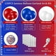 thumbnail image 2 of Globos rojos, blancos y azules, decoraciones para fiestas patrióticas con globos de látex natural de primera calidad rellenables con helio para una amplia variedad de aplicaciones, incluidos eventos, 2 of 7