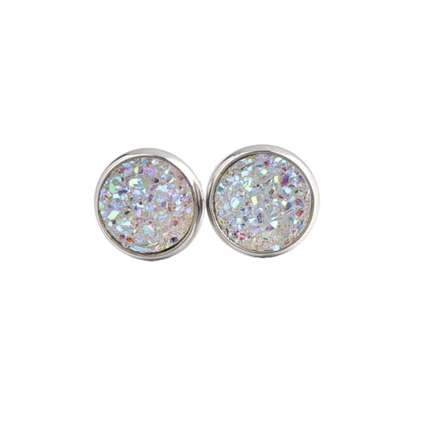 Qarigey 1 par de pendientes de tuerca de acero inoxidable para mujer, regalos para novias y madres, accesorio de joyería para celebración de compromiso Ropa, zapatos y accesorios Miscelánea tipo 9 Qarigey AP011021-09