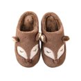 thumbnail image 1 of Minnieouse Zapatillas de felpa Otoño Invierno suela gruesa cálido lindo dibujos animados encantador casa dormitorio pareja zapatos para mujer hombre Accesorios de calzado Café, 1 of 6