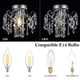 thumbnail image 5 of Chandelier Q&S Mini Crystal - Lámpara cromada con montaje empotrado, 5 of 9