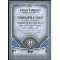 thumbnail image 2 of Aaron Sanchez 2017 Museum Collection Meaningful Materials Relics Gold #MRAS, 2 of 2