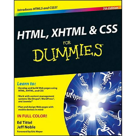 Html, XHTML and CSS for Dummies (Best Way To Learn Html Css And Javascript)