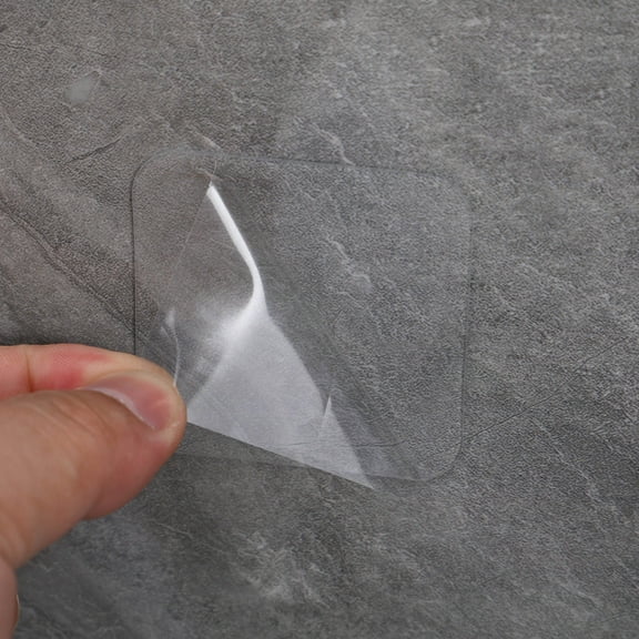 UPOUART Wall Mounted Adhesive Mounting Tape Transparent Square 40Pcs 2.36X2.36X0.04In
