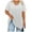 White, variant on Yigetop Plus Size T Shirts for Women Women Plus Size Tops Cut Out V Neck 3/4 Sleeve Blouses Casual Tunic Tops To Wear with Leggings Women T Shirt Blue XL