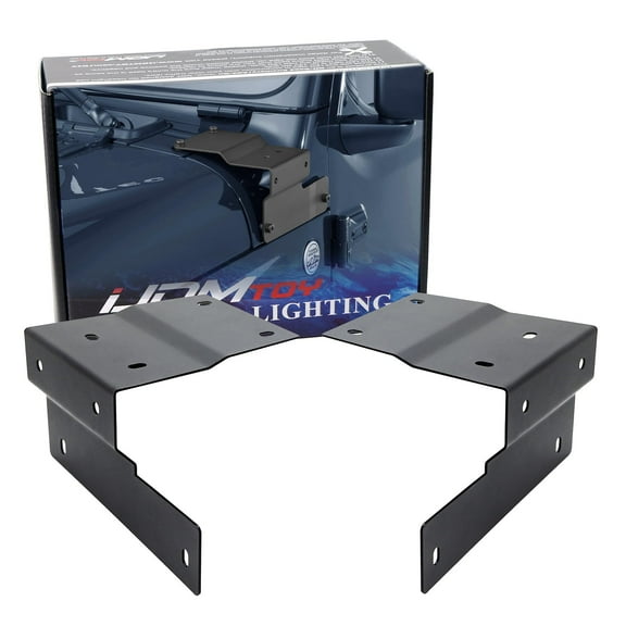 Set of Full Metal A-Pillar Mounting Brackets For Off-Road LED Pod Lights, Auxiliary Driving/Running Lamps For Jeep 2018-up Wrangler JL
