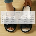 thumbnail image 4 of Taqqpue Memory Foam Open Toe Fuzzy Slippers for Women Slip On Cozy Indoor House Footwear for Her Versatile Indoor Slippers Bow Winter Trendy Fashionable Warm Flat Cotton Slippers, 4 of 7