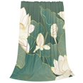 thumbnail image 2 of Susaid Lotus Golden Line Print Microfiber Cleaning Cloth, Multi-Functional Cleaning Towels, Highly Absorbent Cleaning Rags,Cleaning Cloths for Car Kitchen Home-60"x50", 2 of 7