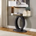 thumbnail image 2 of Furniture of America Mason Contemporary Wood Console Table in Gray, 2 of 5