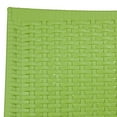 thumbnail image 7 of LeisureMod Modern Weave Mace Indoor Outdoor Dining Chair in Green Set of 2, 7 of 7