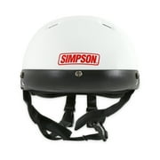 Simpson 9430051 Shorty Helmet - Adult Extra 2X-Large - Gloss White - Each