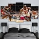 thumbnail image 2 of 5 Cuadros Decorativos Basquetbol Michael Jordan Aficion De Fondo Canvas Listo Para Colgar 150x84cm Jungle Art Impresion Tela Arte, 2 of 8