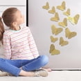 thumbnail image 6 of 12-Pack Holographic 3D Butterfly Wall Stickers, Removable Color-Changing Decor for Room, Party Backdrops, Reusable Self-Adhesive Butterflies for Bedroom, 6 of 9