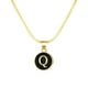 thumbnail image 1 of 26 Collar Inicial Forma Redonda 26 Alfabeto Cadena Collar A Z 26 Alfabeto Inicial Collares de Oro para Mujeres Niñas, 1 of 3