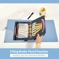 thumbnail image 3 of FORMRS 2 Pack Pencil Pouch for 3 Ring Binder with Clear Window Zipper Case, Red UFO, 3 of 6