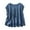 Blue, variant on Flowy Cotton Linen Sleeveless Tops for Women Pleated Round Neck Dressy Vest Tank Tops Business Office Shirt