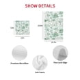 thumbnail image 7 of Green Botanical Kitchen Dish Towels for Drying Dishes Set of 2, Watercolor Spring Floral Summer Waffle Weave Microfiber Hand Tea Bathroom Towels Quick Dry & Absorbent Towel 12x12, 7 of 7