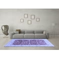 thumbnail image 3 of Ahgly Company Indoor Rectangle Oriental Blue Modern Area Rugs, 2' x 3', 3 of 4