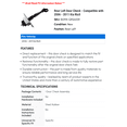 thumbnail image 2 of Rear Left Door Check - Compatible with 2006 - 2011 Kia Rio5 2007 2008 2009 2010, 2 of 2