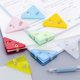 thumbnail image 2 of GOOHOCHY 50 sujetadores de papel de esquina triangulares para soporte de página de libro, lindo clip de libro triangular, clips de papel de plástico para organizador de ahorro de página de esquina, 2 of 7