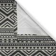 thumbnail image 4 of Ambesonne Southwestern Valance Pack of 2, Geometric, 54"X12", Black and Eggshell, 4 of 5