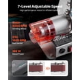 thumbnail image 3 of Mini Belt Sander VEVOR 13" x 3 cm 7-Speed Combo, 3 of 9