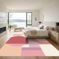 thumbnail image 3 of ODIKA 6'x9' Machine Washable Non-Slip Area Rug, Abstract Dusty Rose High Traffic Rug, Pink, 1085413, 3 of 7