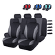 thumbnail image 2 of Funda Universal Para Asiento De Automóvil 11 pz Malubero Gris Negro, 2 of 3
