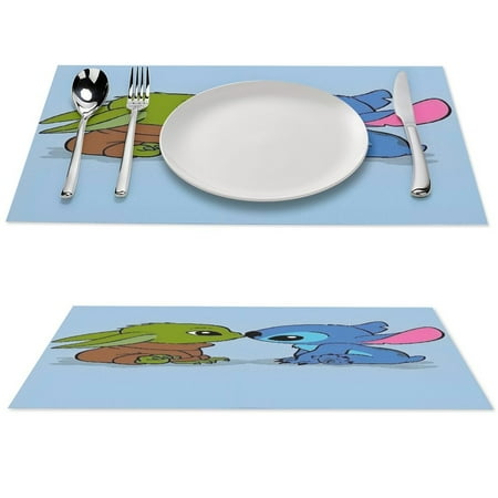 

YoDa Cute cartoon table mat non-slip heat-resistant washable 4 PCS