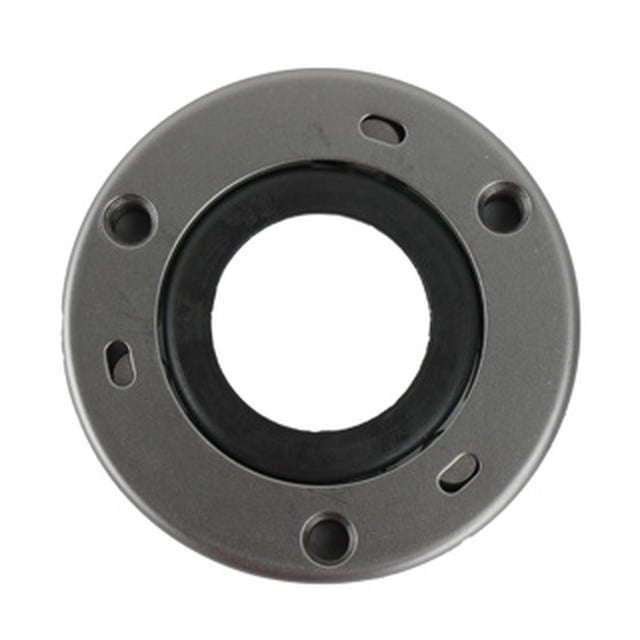 bendix italika dt 150 sport (17-22) multicolor Roda, vista frontal centrada de un bendix circular para moto, disco metálico gris con cuatro orificios de fijación y sello interior negro, compatible con DT 150 Sport 2017–2022; a menudo usado como repuesto en sistemas de transmisión.