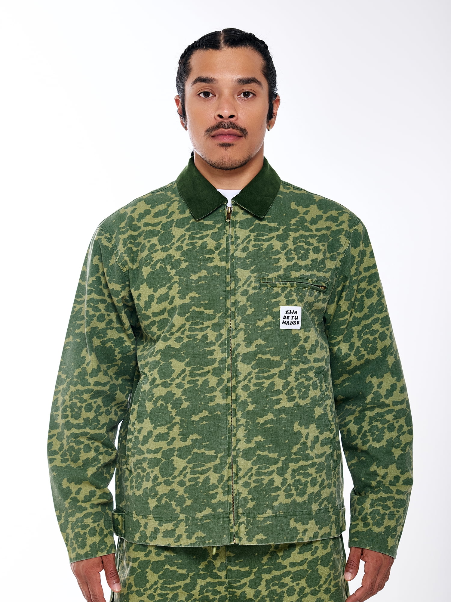 Hija De Tu Madre, Unisex Graphic Work Zip-Up Jacket, Sizes XS-3XL