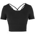 thumbnail image 1 of Tops Deportivos de Manga Corta para Mujeres - Ropa de Verano y Accesorios para Deporte YUNYI BRAND Deportes, 1 of 8
