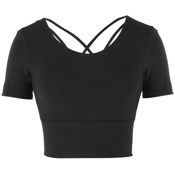 Tops Deportivos de Manga Corta para Mujeres - Ropa de Verano y Accesorios para Deporte YUNYI BRAND Deportes