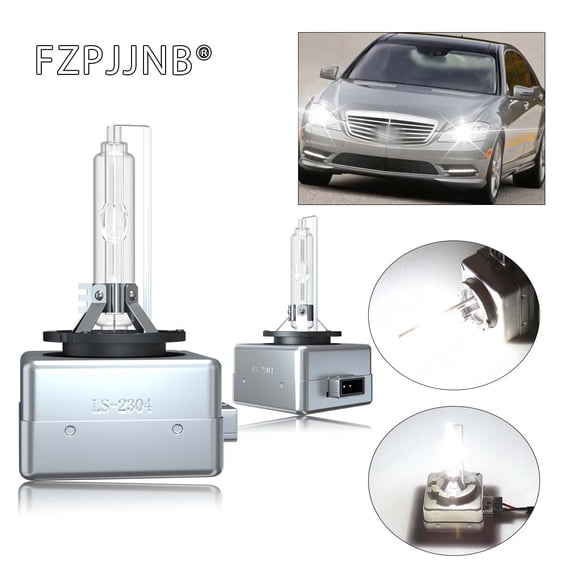 FZPJJNB For Mercedes-Benz S550 2007-2013 D1S Xenon HID Headlight Low Beam White Bulbs