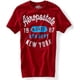 thumbnail image 1 of Aeropostale - Camiseta gráfica para hombre con acabado de fieltro Ath Dept, color rojo, pequeña, 1 of 1