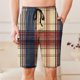 thumbnail image 2 of Mens Pantalones de Verano Ligero Casual Algodón Medio Pantalones Cortos, Ropa de Dormir de Color Sólido Y Pantalones de Vestuario, 2 of 8