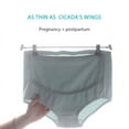 thumbnail image 4 of Cotton Maternity Panties High Waist Panties for Women Adjustable Maternity Underwear Pregnancy Briefs Belly Support Briefs, 4 of 14