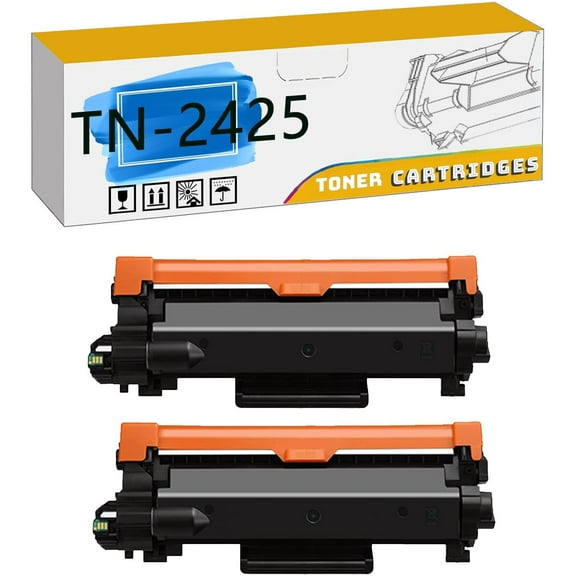 TN-2425 TN2425 Toner Cartridge, Compatible for Brother DCP-7195DW 7090DW 7190DW HL-2595DW MFC-7895DW DCP-L2535DW L2550DW Printers【High Print Volume with Chip】